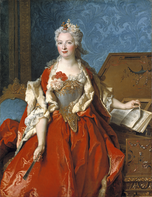Full view of Portrait of Marguerite de Sève, Wife of Barthélemy-Jean-Claude Pupil